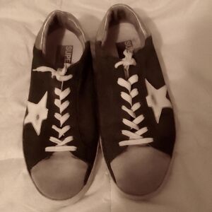 Golden Goose Black and White Sneakers